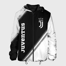 Куртка с капюшоном мужская ЮВЕНТУС Juventus Краска, цвет: 3D-черный