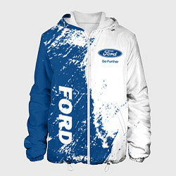 Куртка с капюшоном мужская Ford Форд два цвета, цвет: 3D-белый