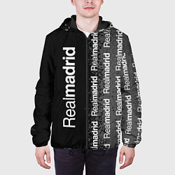 Куртка с капюшоном мужская РЕАЛ МАДРИД Краска, цвет: 3D-черный — фото 2