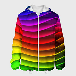 Мужская куртка Color line neon pattern Abstraction Summer 2023