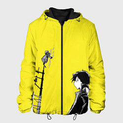 Куртка с капюшоном мужская Аниме Песнь Ночных Сов Song Of The Night Walkers, цвет: 3D-черный