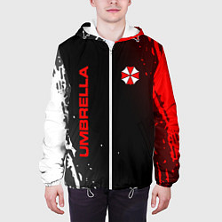 Куртка с капюшоном мужская Resident evil амбрелла, цвет: 3D-белый — фото 2