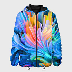 Мужская куртка Красочный абстрактный паттерн Лето Colorful Abstra