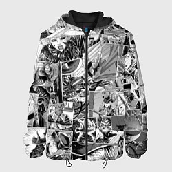 Куртка с капюшоном мужская Bloodborne comix, цвет: 3D-черный