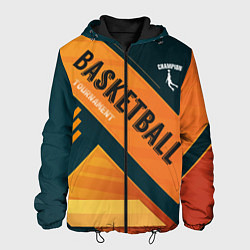 Куртка с капюшоном мужская Basketball Champion, цвет: 3D-черный