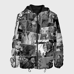 Куртка с капюшоном мужская The last of us comix, цвет: 3D-черный