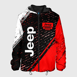 Куртка с капюшоном мужская JEEP - Краска, цвет: 3D-черный