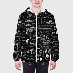 Куртка с капюшоном мужская XXXTENTACION LOGOBOMBING, цвет: 3D-белый — фото 2