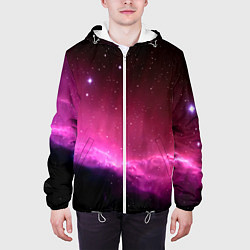 Куртка с капюшоном мужская Night Nebula, цвет: 3D-белый — фото 2