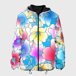 Мужская куртка Летний цветочный паттерн Fashion trend 2025
