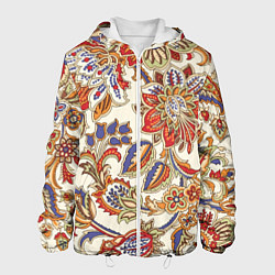 Мужская куртка Цветочный винтажный орнамент