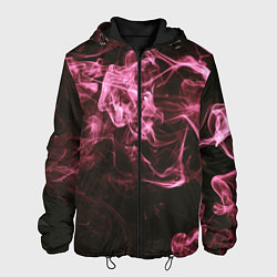 Мужская куртка Неоновые пары дыма - Розовый