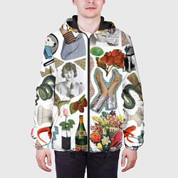 Куртка с капюшоном мужская Underground vanguard pattern fashion 2088, цвет: 3D-черный — фото 2