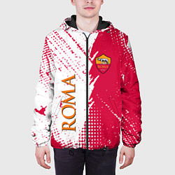 Куртка с капюшоном мужская Roma краска, цвет: 3D-черный — фото 2