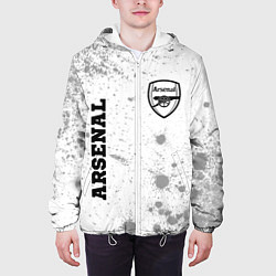 Куртка с капюшоном мужская Arsenal Sport на светлом фоне, цвет: 3D-белый — фото 2