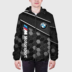 Куртка с капюшоном мужская BMW : Технологическая Броня, цвет: 3D-черный — фото 2