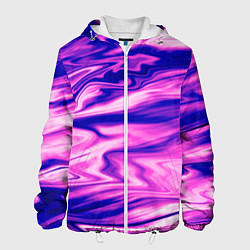 Мужская куртка Розово-фиолетовый мраморный узор