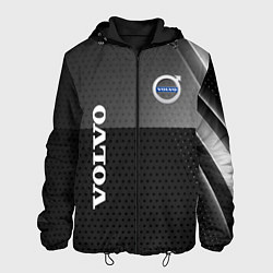 Куртка с капюшоном мужская Volvo Абстракция, цвет: 3D-черный