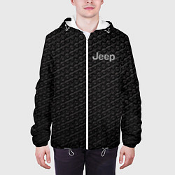 Куртка с капюшоном мужская Jeep карбон, цвет: 3D-белый — фото 2