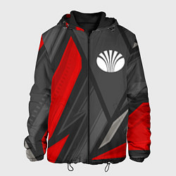 Куртка с капюшоном мужская Daewoo sports racing, цвет: 3D-черный
