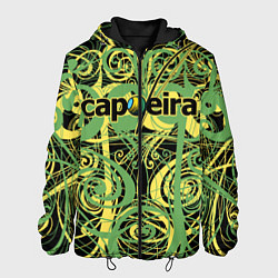 Куртка с капюшоном мужская Capoeira pattern, цвет: 3D-черный