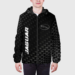 Куртка с капюшоном мужская Jaguar карбоновый фон, цвет: 3D-черный — фото 2