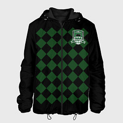 Куртка с капюшоном мужская ФК Краснодар Форма 20222023, цвет: 3D-черный