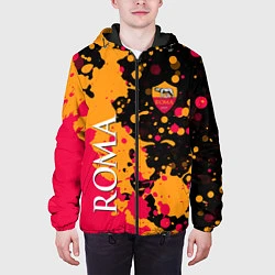 Куртка с капюшоном мужская Roma Краска, цвет: 3D-черный — фото 2