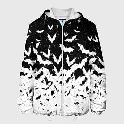 Мужская куртка Black and white bat pattern
