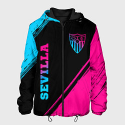 Мужская куртка Sevilla - neon gradient: надпись, символ