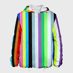 Куртка с капюшоном мужская Множество цветов, цвет: 3D-белый