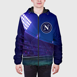 Куртка с капюшоном мужская Napoli ночное поле, цвет: 3D-черный — фото 2