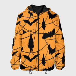 Куртка с капюшоном мужская Только летучие мыши, цвет: 3D-черный