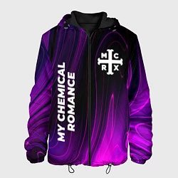 Куртка с капюшоном мужская My Chemical Romance violet plasma, цвет: 3D-черный