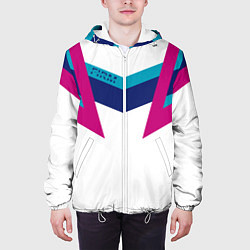 Куртка с капюшоном мужская FIRM белый спортик, цвет: 3D-белый — фото 2