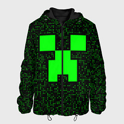 Мужская куртка Minecraft green squares
