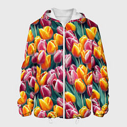 Мужская куртка Роскошные тюльпаны