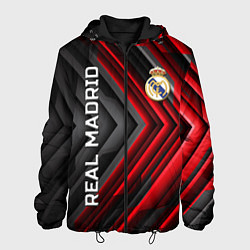 Куртка с капюшоном мужская Real Madrid art, цвет: 3D-черный