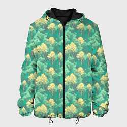 Мужская куртка Камуфляж деревья двуцветный