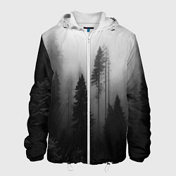Мужская куртка Красивый лес и туман