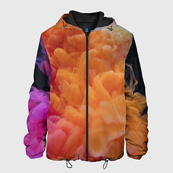 Мужская куртка Разноцветный дым сгустки