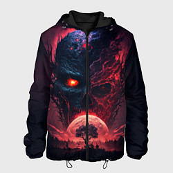 Куртка с капюшоном мужская Планета демонов, цвет: 3D-черный