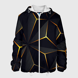 Куртка с капюшоном мужская Hexagon Line Smart, цвет: 3D-белый