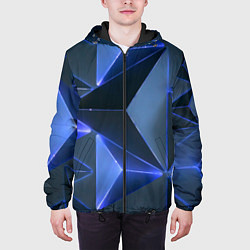 Куртка с капюшоном мужская Triangle neon, цвет: 3D-черный — фото 2