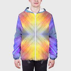 Куртка с капюшоном мужская В светлый путь, цвет: 3D-белый — фото 2