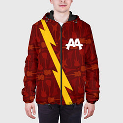 Куртка с капюшоном мужская Asking Alexandria гитары и молния, цвет: 3D-черный — фото 2