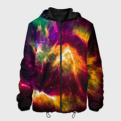 Мужская куртка Небула в космосе разноцветная - нейронная сеть