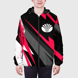 Куртка с капюшоном мужская Daewoo fast lines, цвет: 3D-черный — фото 2