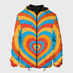 Куртка с капюшоном мужская Sunny heart, цвет: 3D-черный