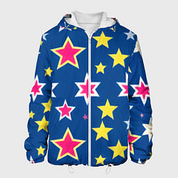 Мужская куртка Звёзды разных цветов